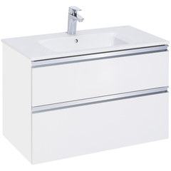 Roca A857399806 THE GAP модуль для раковины 800 мм 785x453x515 мм, с 2 ящиками, белый глянец фото