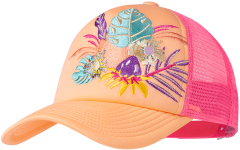 Картинка кепка Buff Trucker Cap Neottia Coral - 1