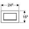 Geberit Sigma30 115.893.KY.1 Клавиша смыва для унитаза
