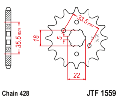 Звезда JT JTF1559