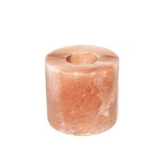 Солевой подсвечник для чайной свечи Цилиндр Himalayan Salt Candle Holder Cylinder Shape