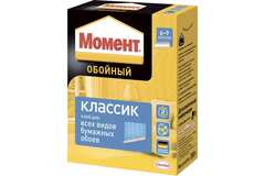 Клей для виниловых и бумажных обоев Момент Классик 200 г