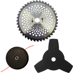 Триммер бензиновый неразъёмный с редуктором DDE B420R (1.3кВт/1.72л.c,43 куб.см, 44cм, руль, тр.гол+диск,+ДИСК 40 Z. 7,6 кг) (Арт. B420R)