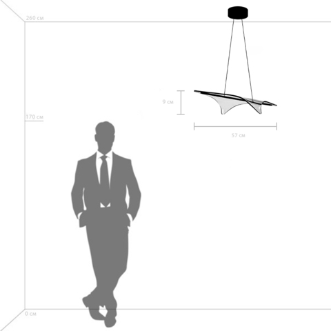 Подвесной светодиодный светильник Lightstar Varese 731303