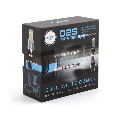 Светодиодные лампы D2S IMPRESS OEM LED 6000К Холодный Белый свет