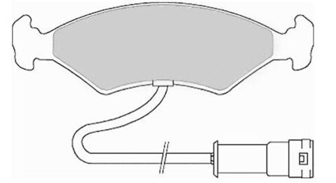 FCP212S Тормозные колодки дисковые DS PERFOMANCE