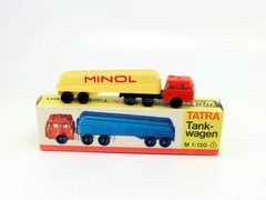 Tatra 813 tankwagen Minol 12508 VEB Modell-Konstrukt TT 1:120