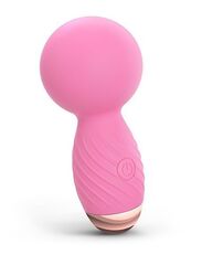 Розовый мини-wand вибратор Itsy Bitsy Mini Wand Vibrator - 