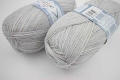 ALIZE "LANAGOLD 800", 49% шерсть, 51% акрил, 100 гр, 800 м, 684 пепельный меланж