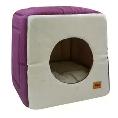 ЗооЭкспресс дом куб-трансформер «Эколен» №2 баклажан 50*50*48 см