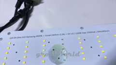 LED светильник Minifermer Quantum FR + IR + UV 120W LM301b