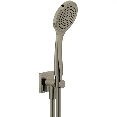 Gessi 47323#149 Gessi Emporio Emporio shower Душевой комплект, состоящий из вывода воды, держателя, шланга 1,50 м и лейки, цвет: Finox Brushed Nickel