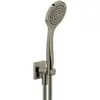 Gessi 47323#149 Gessi Emporio Emporio shower Душевой комплект, состоящий из вывода воды, держателя, шланга 1,50 м и лейки, цвет: Finox Brushed Nickel