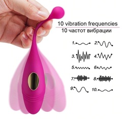 Panties vibration egg Hwok  10 режимов вибрации