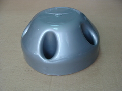 колпак колеса УАЗ (для штампов.диска R16) серый (пластик)