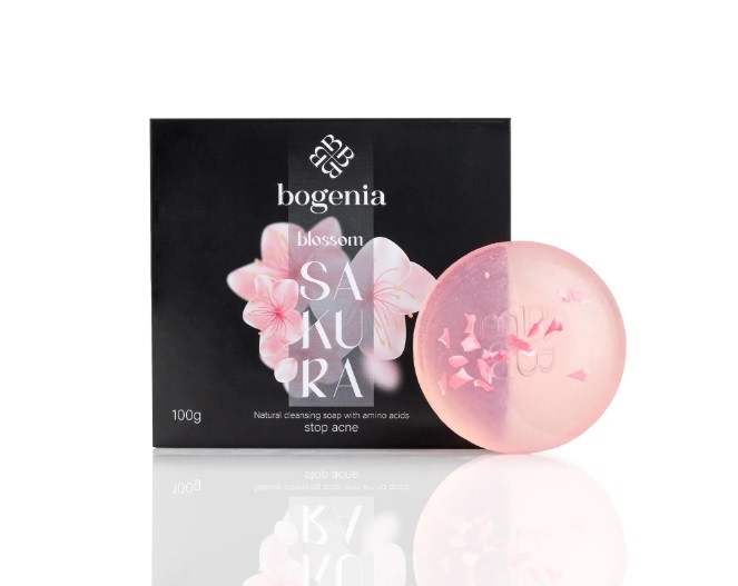 Bogenia BG408 Мыло сакура "Sakura Soap" 100 гр