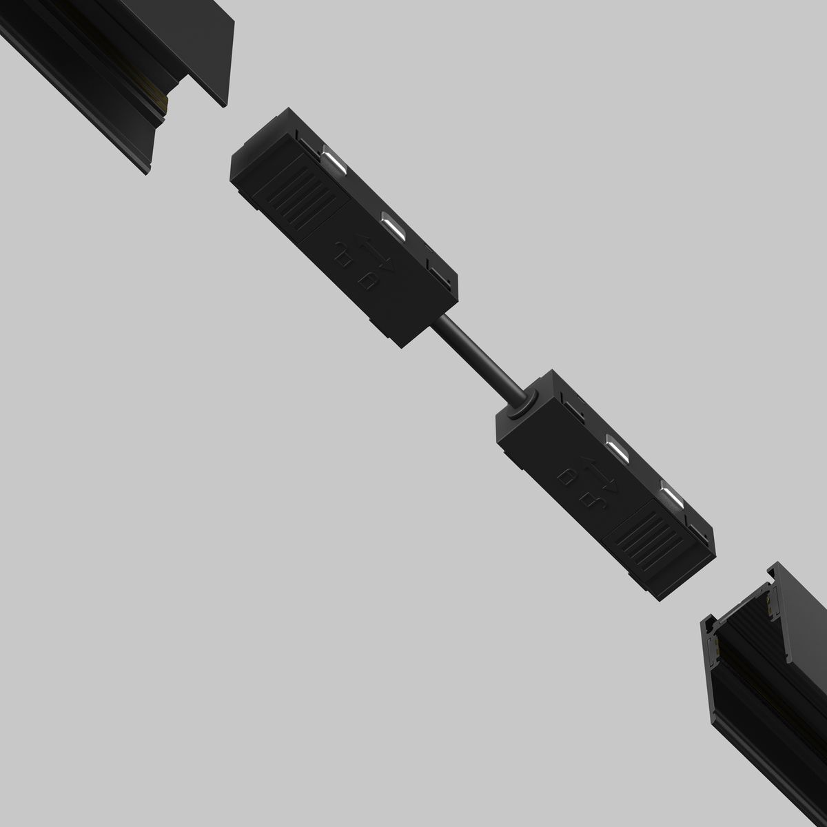 Коннектор питания гибкий Maytoni Technical Exility TRA034CPC-42B-5-1