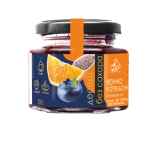 Десерт Черника с апельсином и семенами чиа 130 гр Сам бы ел