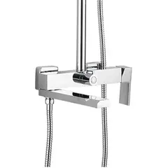 Душевая система тропический душ BELZ B24613 латунь, хром