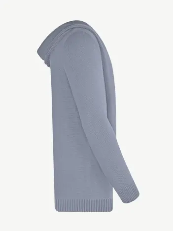 Кардиган с капюшоном из мягкой шерсти