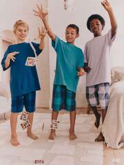 Пижама для мальчика Next E66-495, 3 шт., Синий, Сиреневый