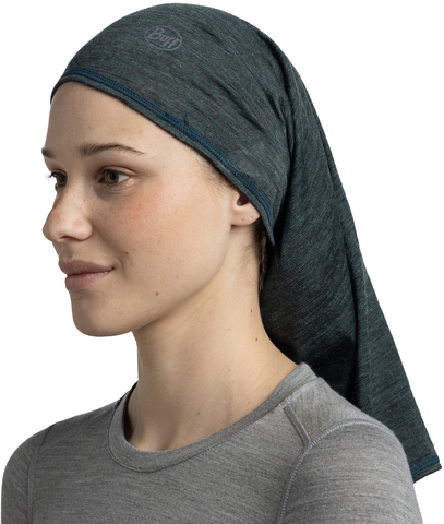 Картинка шарф-труба Buff Merino Lightweight Multistripes Forest - 3