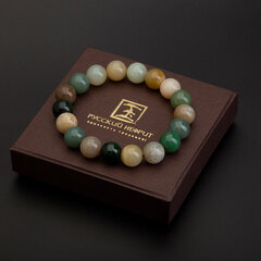 Браслет "Млечный путь". Нефрит