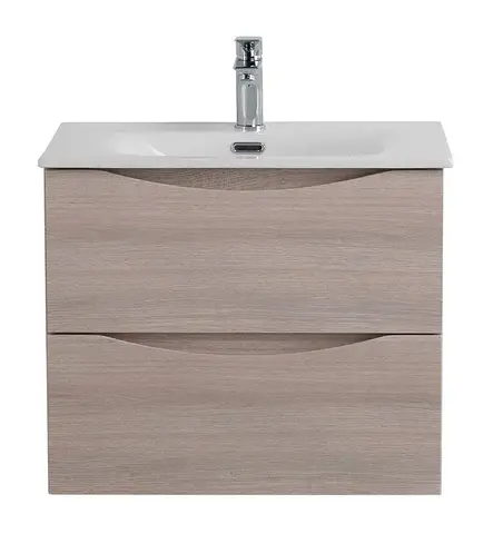 BelBagno MARINO-CER-MINI-500-2C-SO-RG-P MARINO-CER-MINI База под раковину подвесная с двумя выкатными ящиками, Rovere Grigio, 496x390x500, MARINO-CER-MINI-500-2C-SO-RG-P