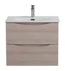 BelBagno MARINO-CER-MINI-500-2C-SO-RG-P MARINO-CER-MINI База под раковину подвесная с двумя выкатными ящиками, Rovere Grigio, 496x390x500, MARINO-CER-MINI-500-2C-SO-RG-P фото