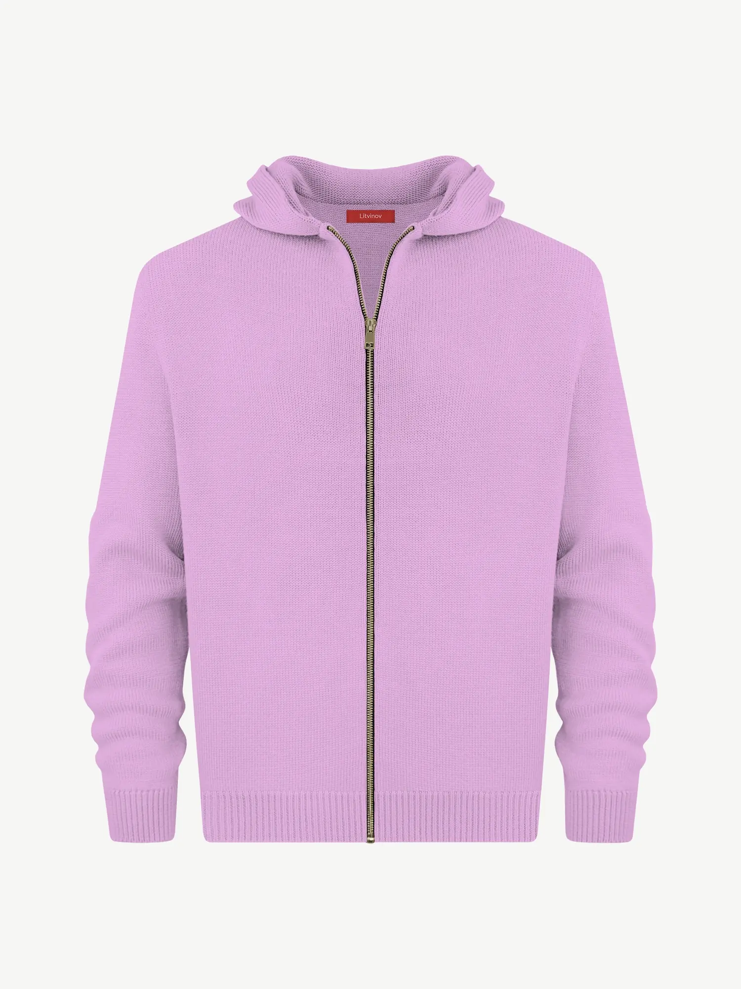 Толстовка на замке из шелка