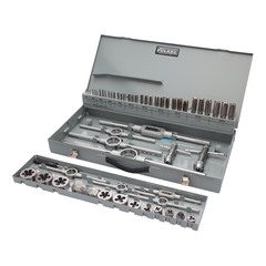 Набор метчиков и плашек M3 -M20 HSS-G 56пр Volkel 49201