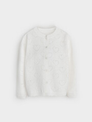 кардиган  для девочки  КВ 30152/ш/белый