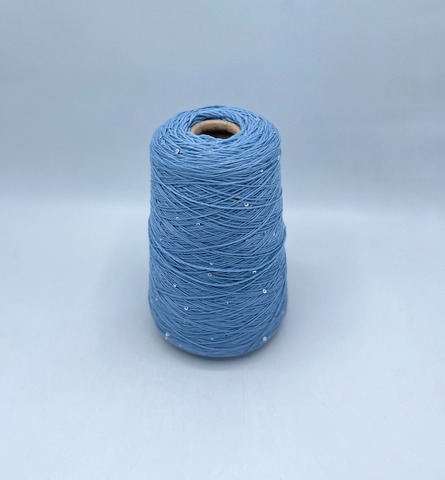 Cariaggi, Antilope paillettes, 420м/100гр. 97% Меринос,3% Полиэстер(пайетка) , цвет-Голубой(480), 37052