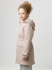 пальто  для девочки  ВК 32152/26/6 УЗГ