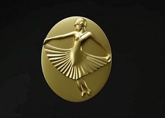 Силиконовый молд Камея