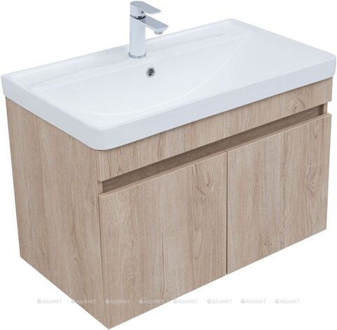 Aquanet 344805 Тумба Оптима 80 цв. дуб светлый (344805)