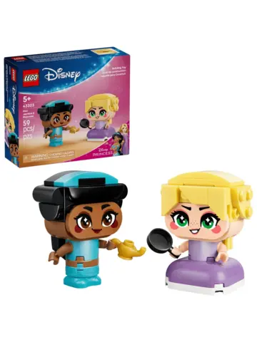 Конструктор Disney 43303 Мини-Жасмин и Рапунцель