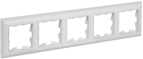 BRITE Рамка 5-мест. РУ-5-БрАБ а/б/бел. IEK