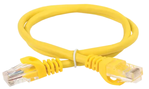 ITK Коммутационный шнур (патч-корд), кат.5Е UTP, 5м, желтый