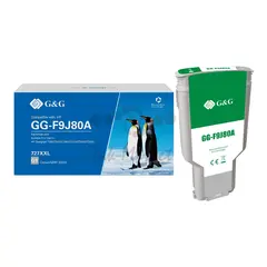 Картридж G&G 727 GG-F9J80A для HP DJ T920, T1500, T2500, T930, T1530, T2530, серый (300мл)
