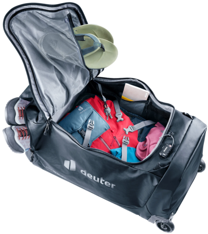 Картинка сумка на колесах Deuter Duffel Pro Roller 90 Black - 5