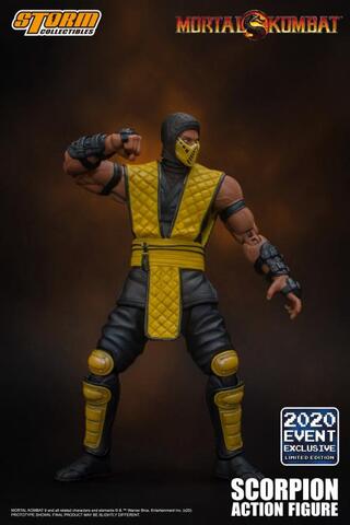 Фигурка Скорпион Эксклюзив SDCC 2020 Мортал Комбат Storm Collectibles 1/12