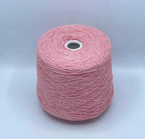 Luxury Selection by Ri.Go, Brina, 320м. 70% Крапива, 30% Лен, Кораллово-розовый,неоднотонный(208/8), 39497