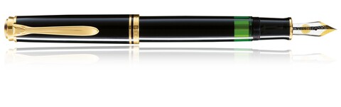 Ручка перьевая Pelikan Souverän® M 800, Black GT, M (995571)