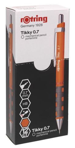 Карандаш механический Rotring Tikky 0.7 mm оранжевый/неон (2007211)