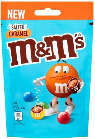 Шоколадное драже M&M'S Salted Caramel Big Pack соленая карамель 109 гр