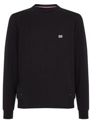 Теннисная толстовка Tommy Hilfiger Tech Essentials Crew - black