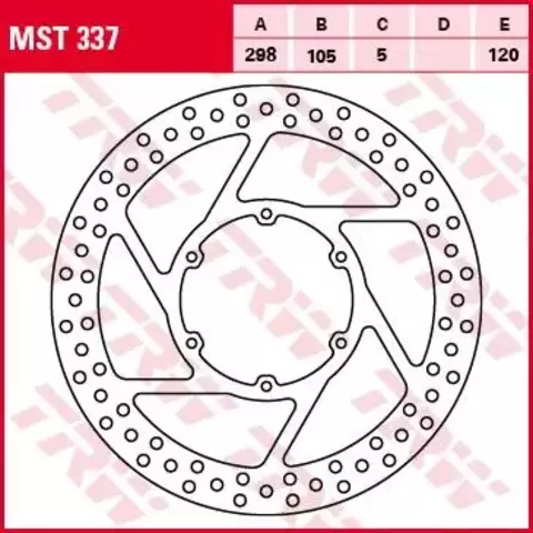 Тормозной диск MST337