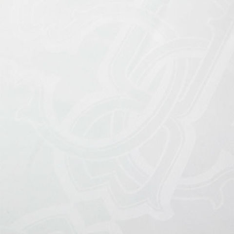 Постельное белье 2 спальное Roberto Cavalli Logo белое