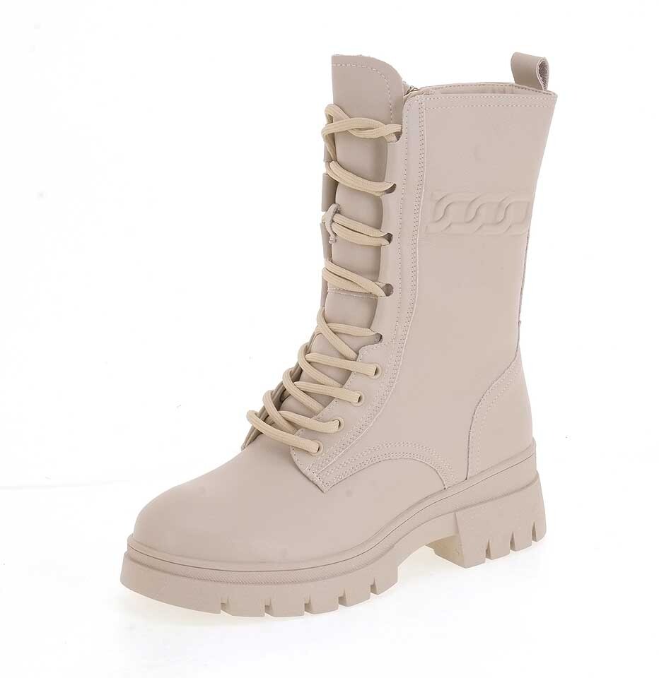 Ботинки женские TOFA 303195-6 бежевые